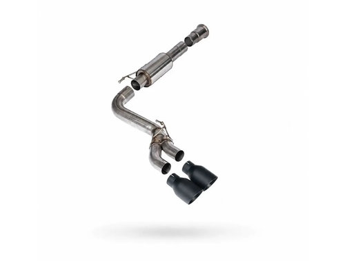 Milltek Race Cat-Back w/ Cerakote Black Tips Dual Side Exit Ford F150 Single Cab 5.0 V8 2021+ SSXFD554