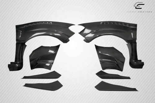 Carbon Creations 2015-2021 Subaru WRX STI VRS Wide Body Front Fenders - 8 Piece - 116961