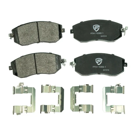 FactionFab V2 Front Brake Pads - 2011-2014 Subaru WRX / 2013-2020 BRZ 86 / 2022-2026 BRZ GR86 FFA1.10302.1