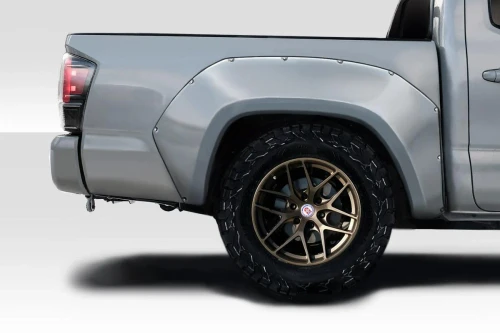 Duraflex 2016-2023 Toyota Tacoma Circuit Rear Fender Flares - 2 Piece (S) - 119818