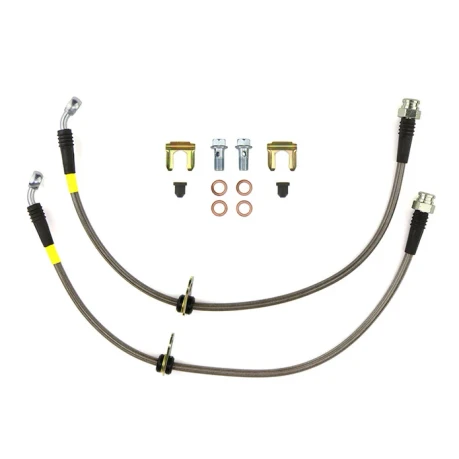 FactionFab Rear Stainless Steel Brake Lines Subaru WRX 2008-2021 FFA1.10093.1