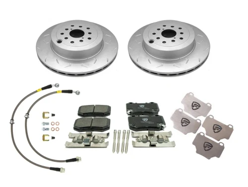 FactionFab Full Brake Kit Combo Rear - 2018-2021 STI / 2022-2026 WRX w/Brembo FFA4.10119.1-KIT