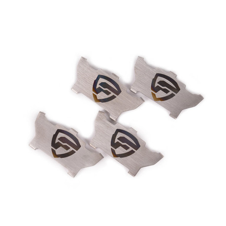 FactionFab Titanium Rear Brake Shim Set - 2022+ Subaru WRX 6mt, 2013-2020 BRZ 86 / 2022+ BRZ GR86 FFA1.10317.2