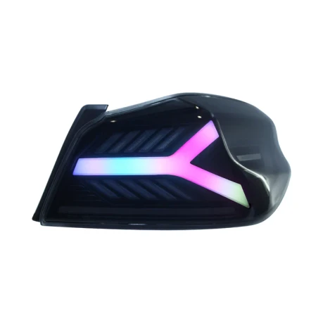 OLM Y-Spec LED Taillights (Smoke Lens White Optic w/RGB) - 2015-2021 WRX / STI OLME.47004.1-RGB