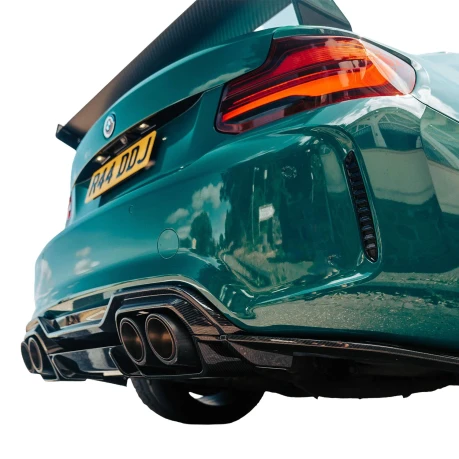 MHC+ BMW F87 M2 & M2 Competition GTX Ultra Aggressive Undertray Add On In Pre Preg Carbon Fibre  MHCP-F87-CF-RD003