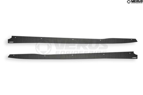 Verus Engineering Carbon Polyweave Side Splitter Kit - Mk5 Toyota Supra A0263A