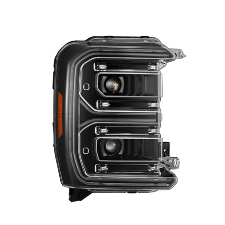 AlphaRex 23-26 Ford F-250 SD LUXX LED Proj Headlights Alpha Blk w/Activ Light/Seq Signal/Switchback arx880908