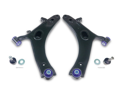 SuperPro 2013-2015 Subaru XV Crosstrek Limited Front Lower Control Arm Set w/ Bushings - sprTRC1150