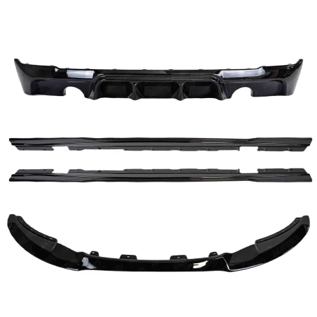 ZAERO Design BMW M235i & M240i F22 F23 EVO-1 Gloss Black Body Kit (2014-2019) ZD-BF22BK