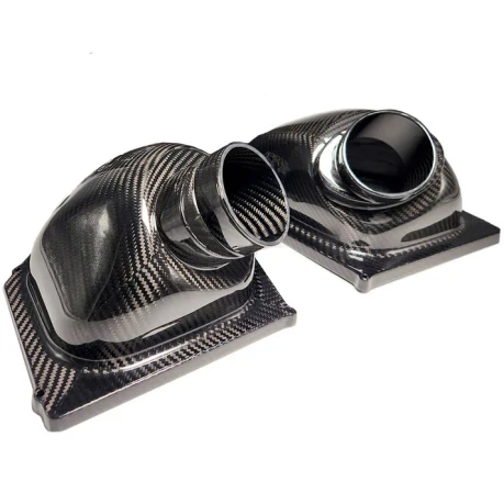CarBahn Performance Carbon Fiber Cold Air Intake Lids | BMW G3X M550i  - CBB01-00-3955