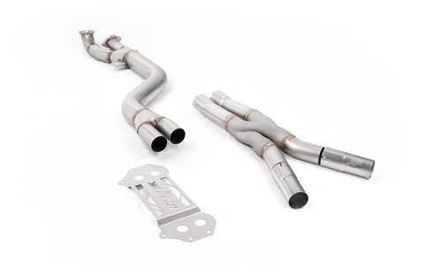 Milltek BMW G87 M2 - Secondary Cat Bypass - 102mm Pipe with Z Pipe