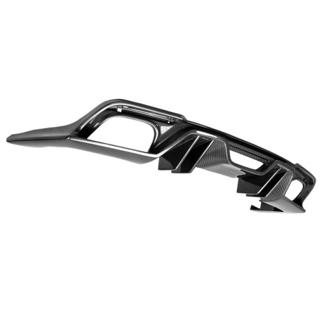 Anderson Composites Type-AR Carbon Fiber Quad Tip Rear Valance For 2018-2023 Ford Mustang AC-RL18FDMU-AR