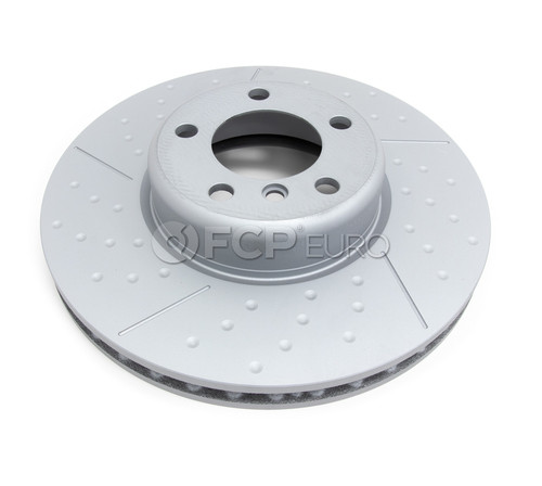 BMW Slotted Brake Disc - Zimmermann 34106797602