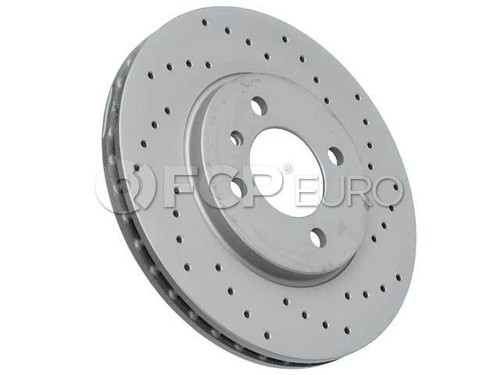 BMW Drilled Brake Disc - Zimmermann 34111160915