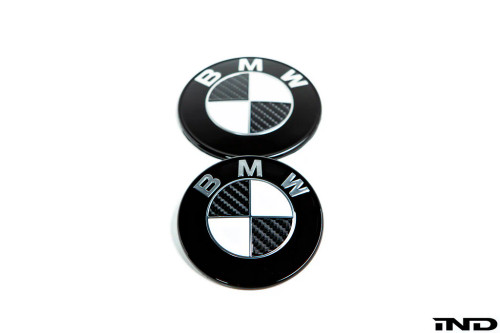 IND Carbon BMW Roundel Set - IND-BM-Roundel-CF