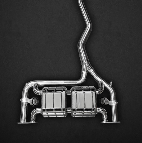 Capristo BMW 428i – Valved Exhaust with Middle Silencer and Skirt Diffuser (CES3) Capristo BMW 428i – Valved Exhaust with Middle Silencer and Skirt Diffuser (CES3)