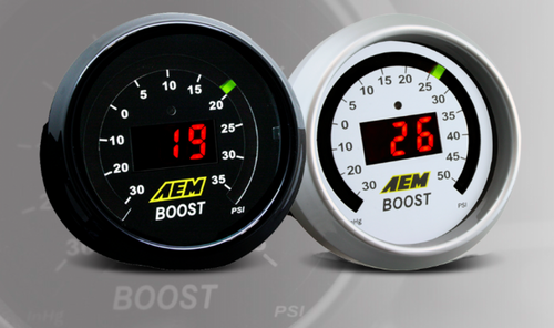 AEM Boost Pressure Gauge -30 ~ 35 PSI (AEM-304406) AEM Boost Pressure Gauge -30 ~ 35 PSI (AEM-304406)