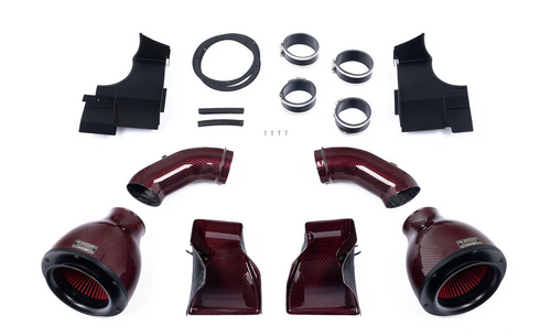 Eventuri BMW F10 M5 Colored Kevlar Intake System - Red Kevlar - EVE-F10M5-KV-INT - R Eventuri BMW F10 M5 Colored Kevlar Intake System - Red Kevlar - EVE-F10M5-KV-INT - R