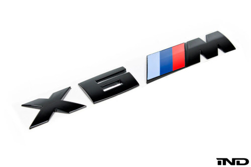 IND F86 X6M Painted Trunk Emblem IND F86 X6M Painted Trunk Emblem
