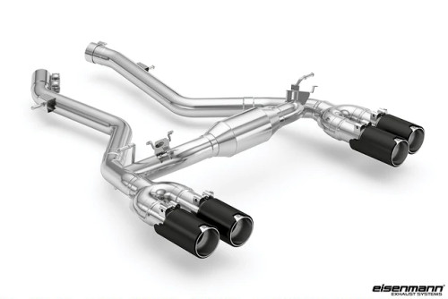 Eisenmann F87 M2 Competition Performance Exhaust - Race - 4*90mm Signature Brushed Silver Anodized  B5462.20904.11