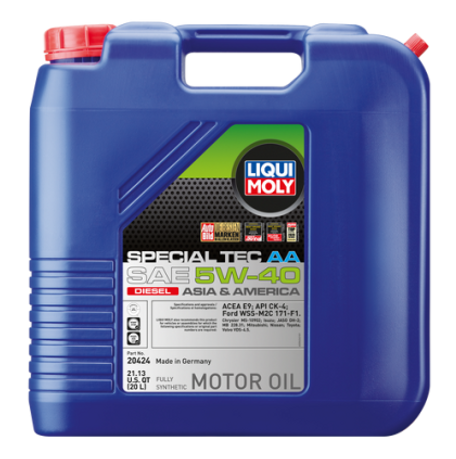LIQUI MOLY 20L Special Tec AA Motor Oil 5W-40 - Diesel lqm20424