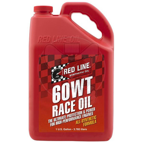 Red Line 60WT 20W60 Race Oil 5 Gallon red10606
