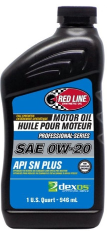 Red Line Pro-Series 0W20 DEX1G2 SN+ Motor Oil - Quart red12804 (Comes in Case of 6 Units)