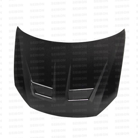 Seibon 10-11 VW Golf GTI 5K/MK6 DV Carbon Fiber Hood w/ Shaved Emblem seiHD1011VWGTIB-DV