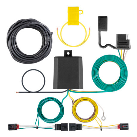 Curt 2017 Volkswagen Passat Custom Wiring Harness (4-Way Flat Output) cur56374