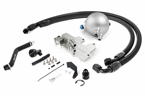 Spulen Billet Spherical Catch Can Kit V2 Silver For MK7 Golf R, S3 SE-CCMQBQ-S-V2