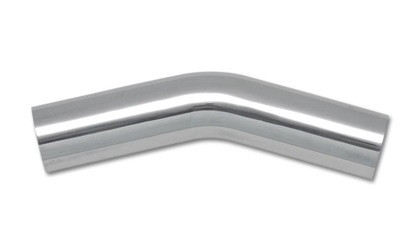 Vibrant 1.5in O.D. Universal Aluminum Tubing (30 degree bend) - Polished vib2150