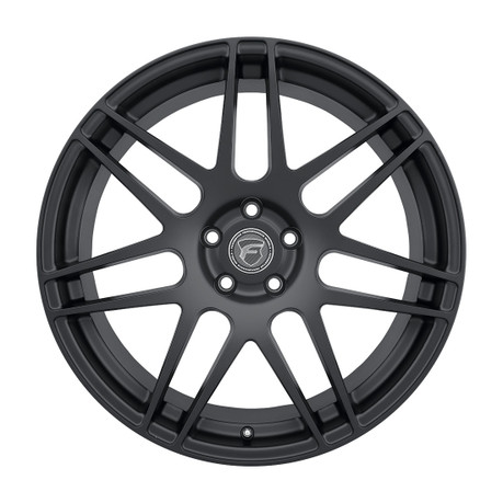 Forgestar F14 20x11 / 5x112 BP / ET12 / 6.5in BS Satin Black Wheel frgF35201144P12