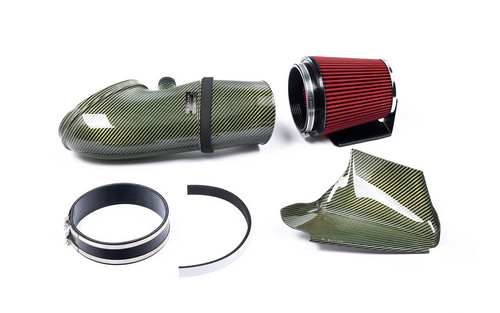 Eventuri BMW E9X M3 (S65) Colored Kevlar Intake System - Yellow Kevlar - EVE-E9X-KV-INT - Y