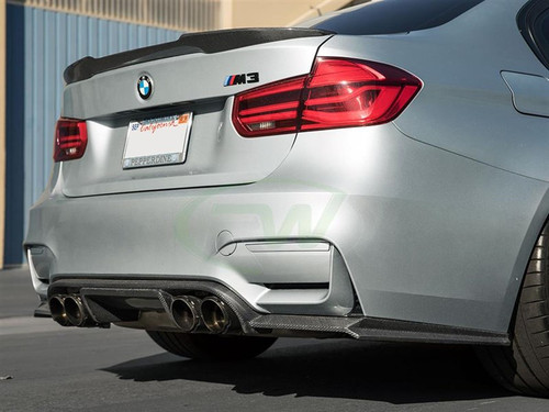 RW Carbon BMW F8X M3 M4 Exotics Style Carbon Fiber Diffuser - bmwf8x025 RW Carbon BMW F8X M3 M4 Exotics Style Carbon Fiber Diffuser - bmwf8x025