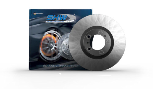 SHW 01-06 BMW M3 3.2L Right Front Smooth Monobloc Brake Rotor shwBFR35301