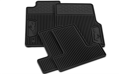 FORD RUBBER FLOOR MATS W/ PONY LOGO (05-09 ALL)