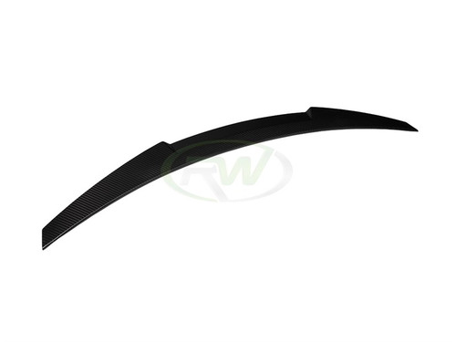 RW Carbon BMW E92 M4 Style Carbon Fiber Trunk Spoiler - bmwe92046