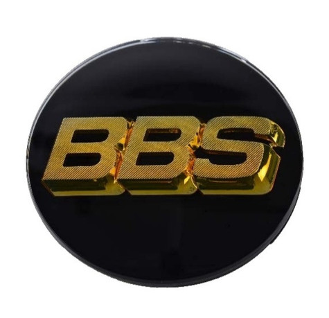 BBS Center Cap 80.6mm Black/Gold -D bbs56.24.038