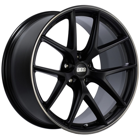 BBS CI-R 20x11.5 5x120 ET52 Satin Black Rim Protector Wheel -82mm PFS/Clip Required bbsCI0801BPO