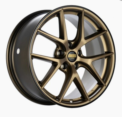 BBS CI-R 20x8.5 5x112 ET32 Bronze Polished Rim Protector Wheel -82mm PFS/Clip Required bbsCI0101MBZ