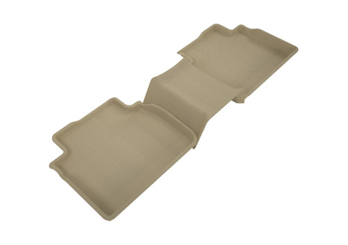 3D MAXpider 2018-2020 Toyota Camry Kagu 2nd Row Floormats - Tan aceL1TY23721502