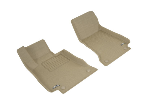 3D MAXpider 2018-2020 Mercedes-Benz E-Class Coupe C238 Kagu 1st Row Floormat - Tan aceL1MB10311502