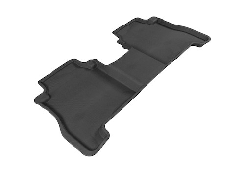 3D MAXpider 2007-2012 Hyundai Santa Fe Kagu 2nd Row Floormats - Black aceL1HY04021509