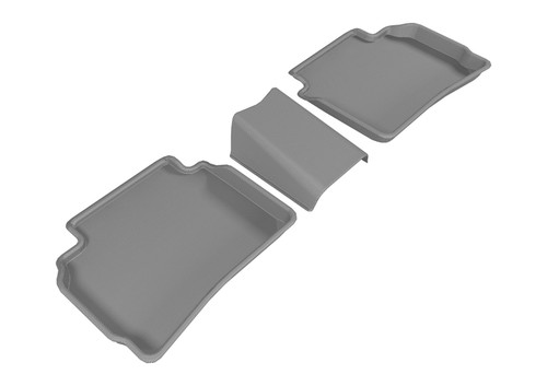 3D MAXpider 2016-2020 Chevrolet Malibu Kagu 2nd Row Floormats - Gray aceL1CH07721501