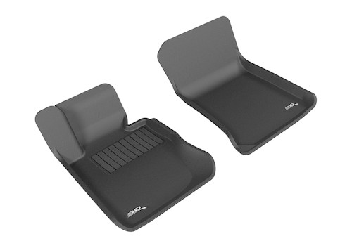 3D MAXpider 2013-2015 BMW X1 E84 Kagu 1st Row Floormat - Black aceL1BM01711509