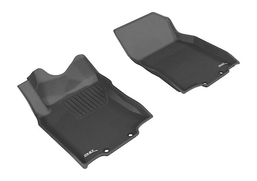 3D MAXpider 2014-2020 Nissan Rogue/Rogue Sport Kagu 1st Row Floormat - Black aceL1NS06811509
