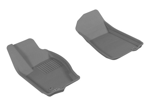 3D MAXpider 2006-2010 Jeep Commander Kagu 1st Row Floormat - Gray aceL1JP00711501