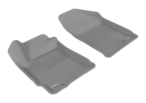 3D MAXpider 2007-2012 Nissan Altima Coupe/Sedan Kagu 1st Row Floormat - Gray aceL1NS06211501