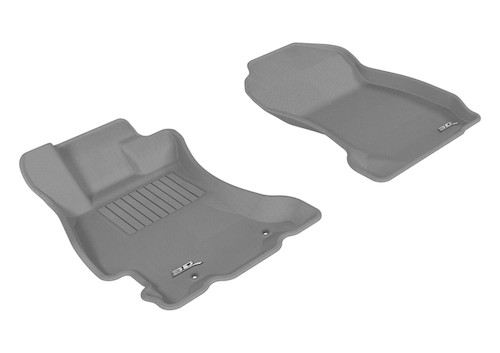 3D MAXpider 2014-2018 Subaru Forester Kagu 1st Row Floormat - Gray aceL1SB00911501