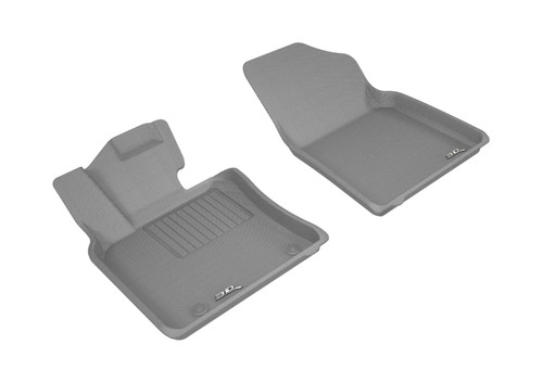 3D MAXpider 2018-2020 Toyota Camry Kagu 1st Row Floormat - Gray aceL1TY23711501